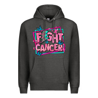Charcoal Heather fight cancer Premium Hoodie - AdoDesignShop