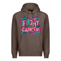 Coffee fight cancer Premium Hoodie - AdoDesignShop