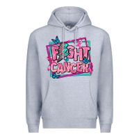 Heather Grey fight cancer Premium Hoodie - AdoDesignShop