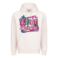 Pale Pink fight cancer Premium Hoodie - AdoDesignShop