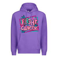 Purple fight cancer Premium Hoodie - AdoDesignShop