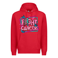 Red fight cancer Premium Hoodie - AdoDesignShop