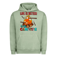Life Is Better By The Campfire With Marshmallows Urban Hoodie | Teevron