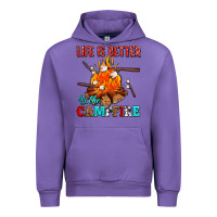 Tulip life is better by the campfire with marshmallows Urban Hoodie - AdoDesignShop