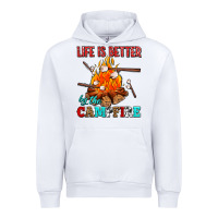 White life is better by the campfire with marshmallows Urban Hoodie - AdoDesignShop