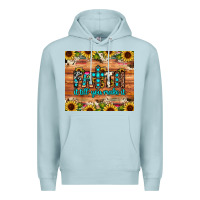 Blue Mist faith it till you make it Premium Hoodie - JahusDesignShop
