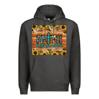 Charcoal Heather faith it till you make it Premium Hoodie - JahusDesignShop