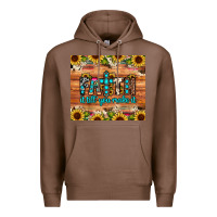 Chestnut faith it till you make it Premium Hoodie - JahusDesignShop