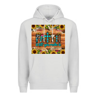 Dove Grey faith it till you make it Premium Hoodie - JahusDesignShop