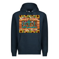 Navy faith it till you make it Premium Hoodie - JahusDesignShop