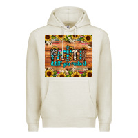 Oatmeal Heather faith it till you make it Premium Hoodie - JahusDesignShop