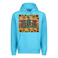 Ocean Blue faith it till you make it Premium Hoodie - JahusDesignShop