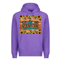 Purple faith it till you make it Premium Hoodie - JahusDesignShop