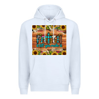 White faith it till you make it Premium Hoodie - JahusDesignShop