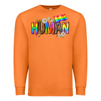 Carrot human with daisies Premium Sweatshirt - texasbilliewilder