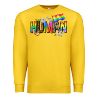 Lemon human with daisies Premium Sweatshirt - texasbilliewilder