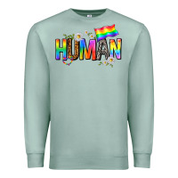 Seafoam human with daisies Premium Sweatshirt - texasbilliewilder