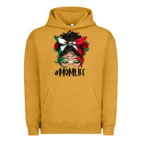 Pigment Peanut Butter mexican mom life messy bun mama Urban Hoodie - BundleAndBundleShop