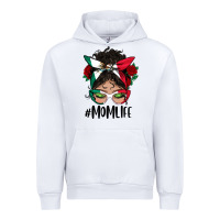 Mexican Mom Life Messy Bun Mama Urban Hoodie | Teevron