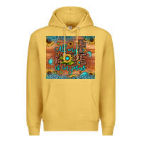 Antique Gold all my hope is in jesus Premium Hoodie - JahusDesignShop