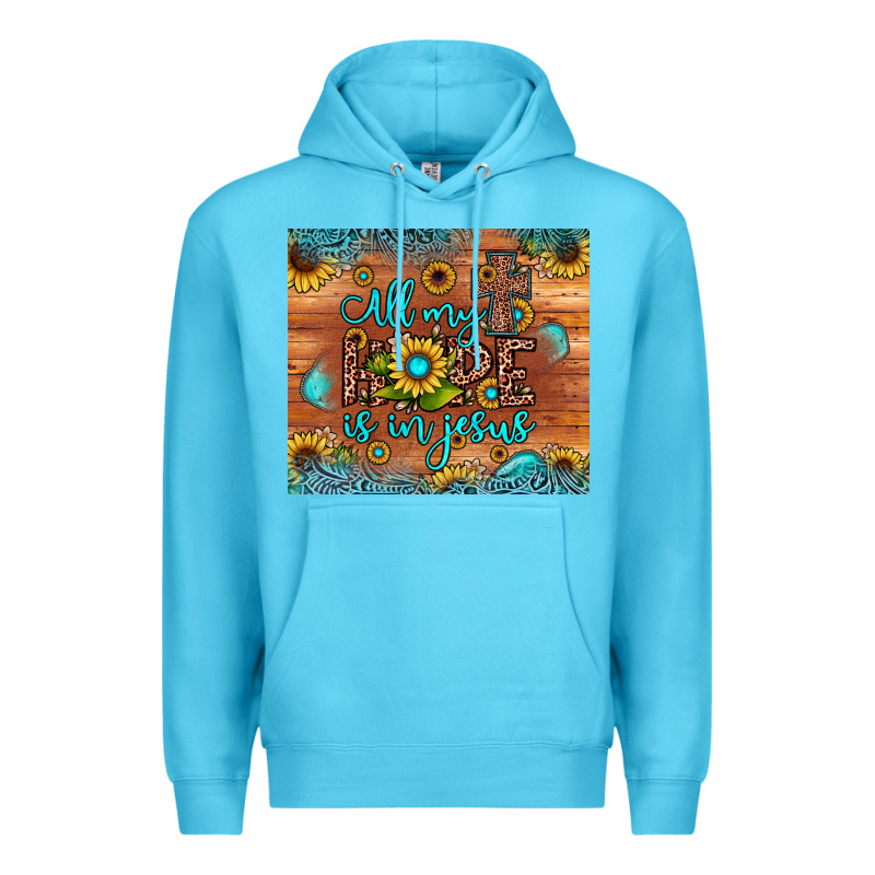 All My Hope Is In Jesus Premium Hoodie by JahusDesignShop | Teevron