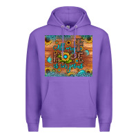 Purple all my hope is in jesus Premium Hoodie - JahusDesignShop