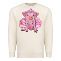 Sandshell Balerina pig with tutu Premium Sweatshirt - RanaPortraitStore
