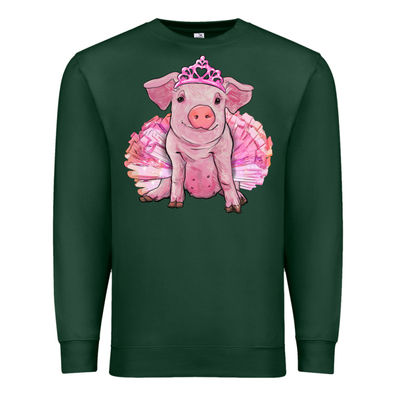 Balerina Pig With Tutu Premium Sweatshirt by RanaPortraitStore | Teevron