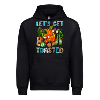 Black let's get toasted with camp fire Urban Hoodie - AdoDesignShop