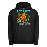 Pigment Black let's get toasted with camp fire Urban Hoodie - AdoDesignShop