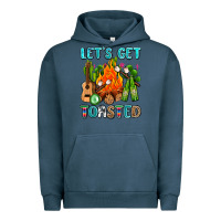 Pigment Midnight Navy let's get toasted with camp fire Urban Hoodie - AdoDesignShop