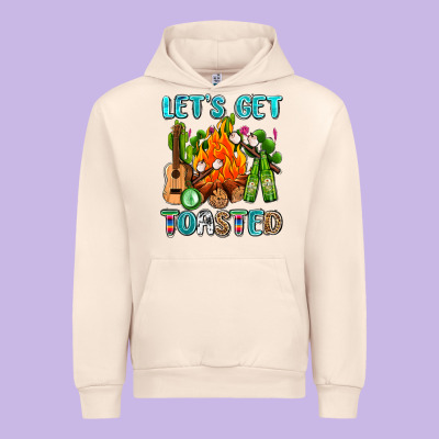 Let's Get Toasted With Camp Fire Urban Hoodie Designed By Adodesignshop