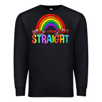 Black i cant even think straight Premium Sweatshirt - texasbilliewilder