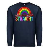Navy i cant even think straight Premium Sweatshirt - texasbilliewilder