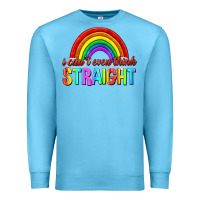 Ocean Blue i cant even think straight Premium Sweatshirt - texasbilliewilder