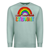 Seafoam i cant even think straight Premium Sweatshirt - texasbilliewilder