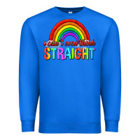 True Royal i cant even think straight Premium Sweatshirt - texasbilliewilder