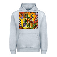 Heather Grey black girl power tumbler Urban Hoodie - BundleAndBundleShop
