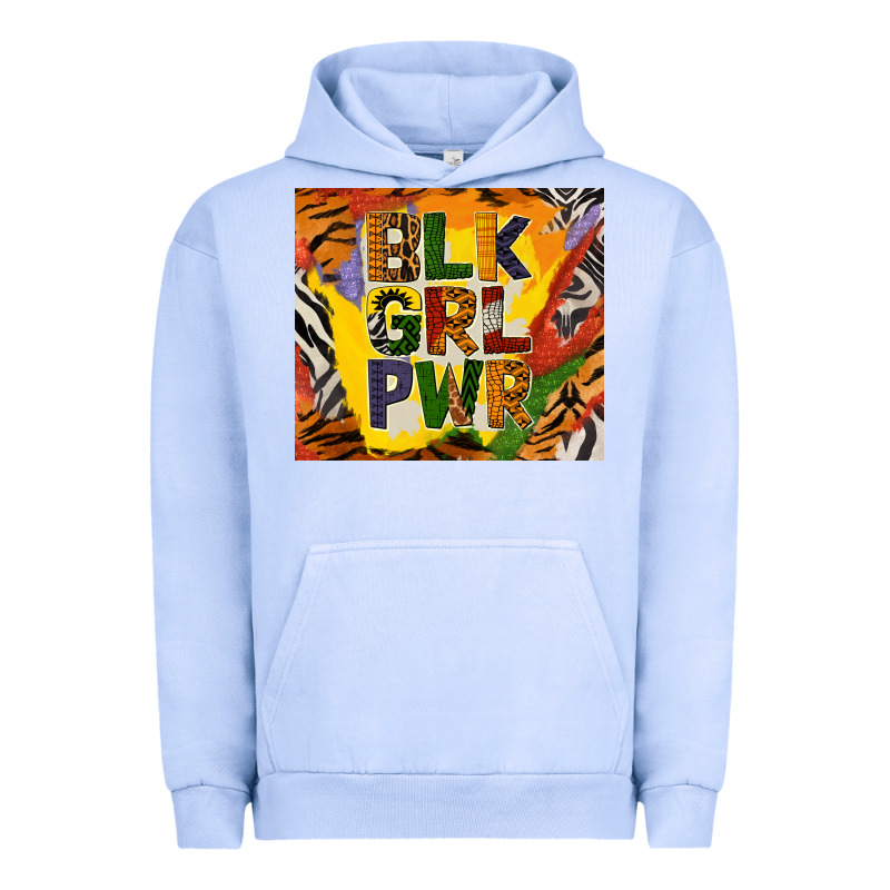Black Girl Power Tumbler Urban Hoodie by BundleAndBundleShop | Teevron