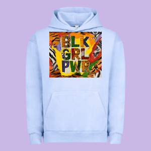 Black Girl Power Tumbler Urban Hoodie Designed By Bundleandbundleshop