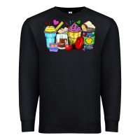 Black school coffee cups Premium Sweatshirt - Zillion Design Studio