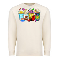 Sandshell school coffee cups Premium Sweatshirt - Zillion Design Studio