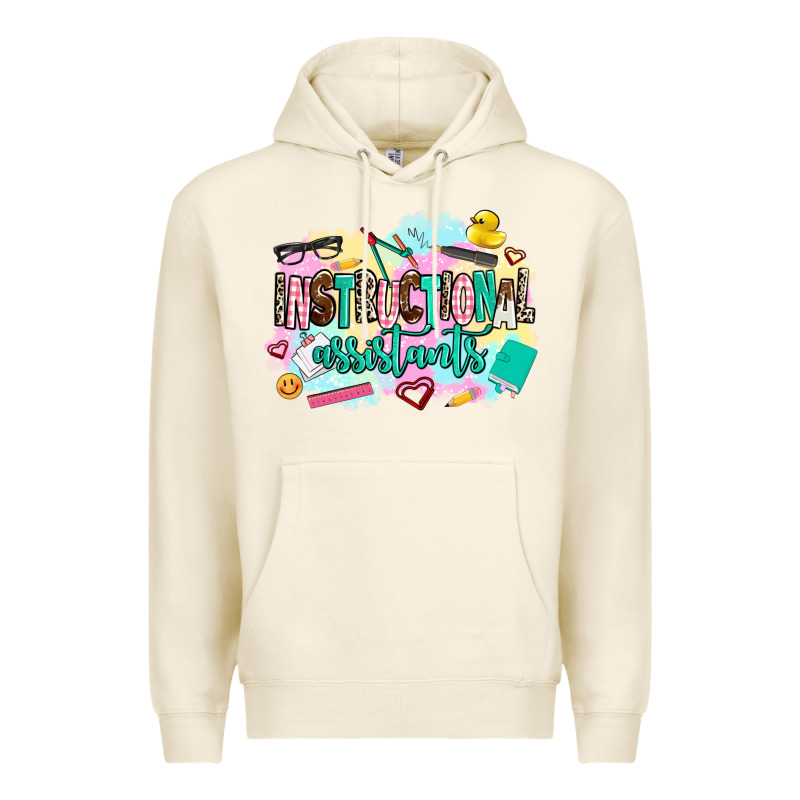 Instructional Assistant's Premium Hoodie by AdoDesignShop | Teevron