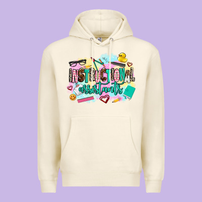 Instructional Assistant's Premium Hoodie Designed By Adodesignshop