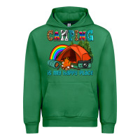 Emerald camping is my happy  place Urban Hoodie - AdoDesignShop