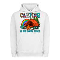 Pigment Lunar Rock camping is my happy  place Urban Hoodie - AdoDesignShop
