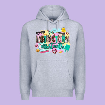 Instructional Assistant's Premium Hoodie Designed By Adodesignshop