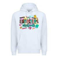 White instructional assistant's Premium Hoodie - AdoDesignShop