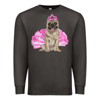 Smoke Balerina pug with tutu Premium Sweatshirt - RanaPortraitStore