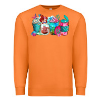 Carrot mermaid coffee cups Premium Sweatshirt - Zillion Design Studio